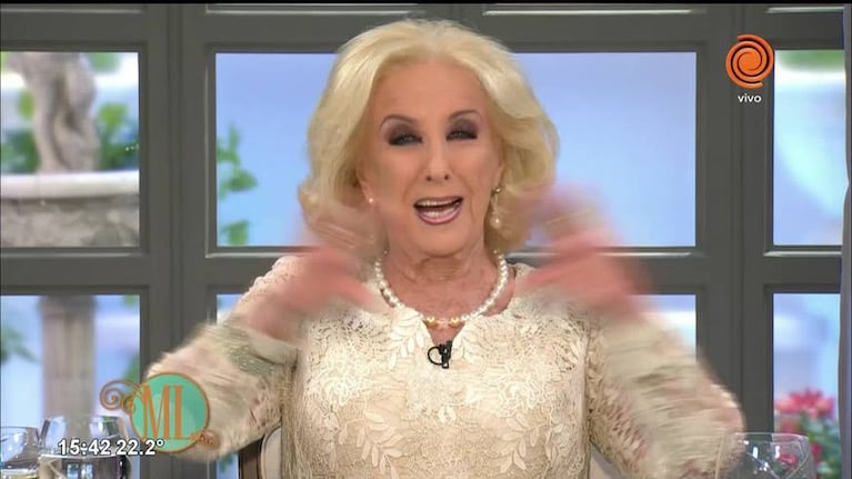  Mirtha Legrand se quedó con la mitad de los invitados