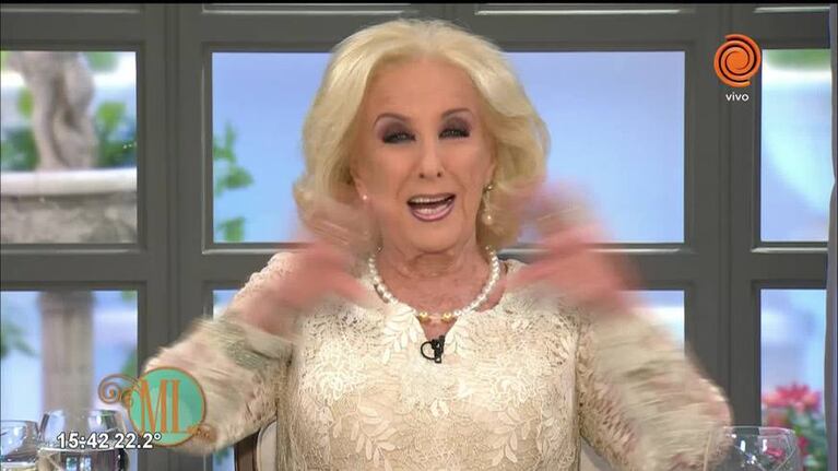 Mirtha Legrand se quedó con la mitad de los invitados