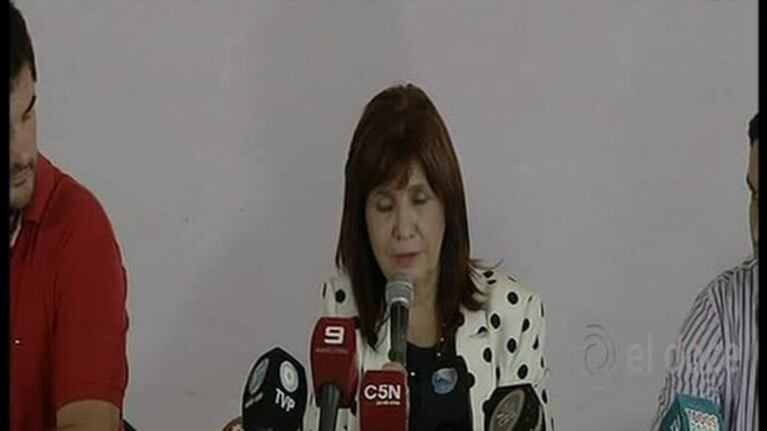 Patricia Bullrich habló tras la captura de los prófugos