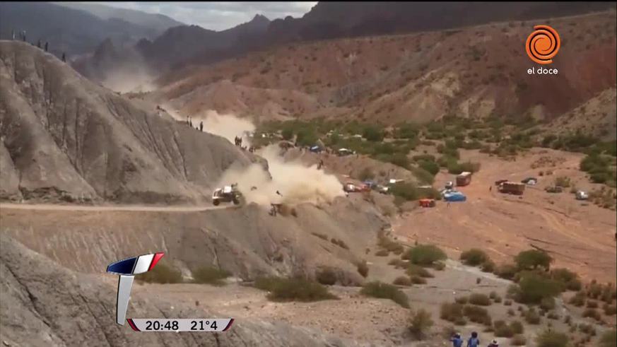 Dakar: el otro video del tremendo accidente de Carlos Sainz