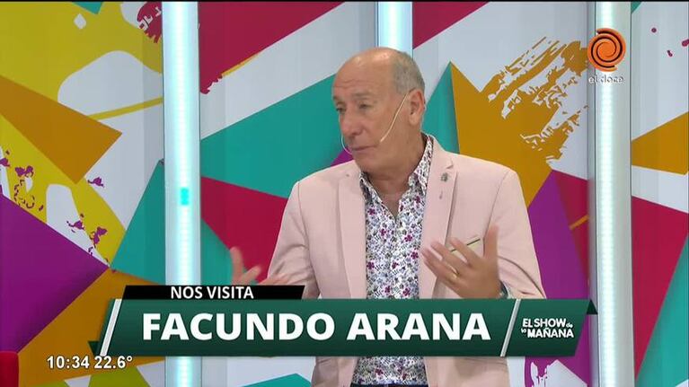 Primera visita de Facundo Arana en Córdoba