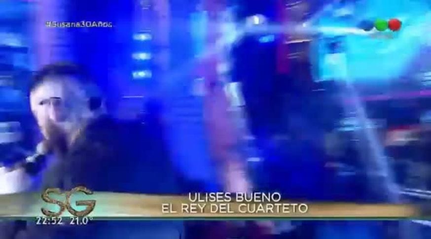 Ulises Bueno hizo bailar a Susana