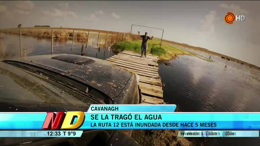 Cavanagh inundada hace meses