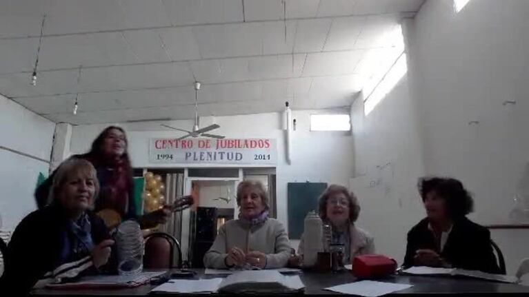 Desde el centro de jubilados Plenitud