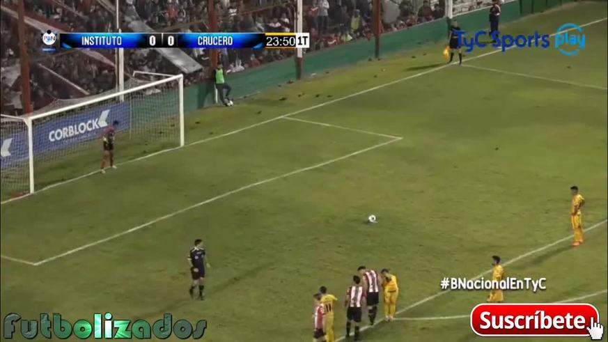 Los goles de Instituto 2 - Crucero del Norte 1