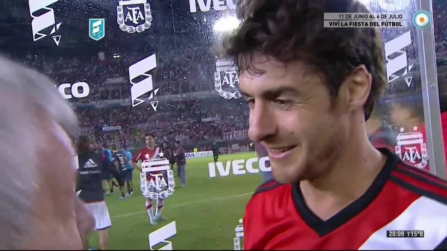 Aimar habló tras regresar a River