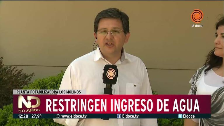 Restringen el servicio de agua en barrios del sur de Córdoba