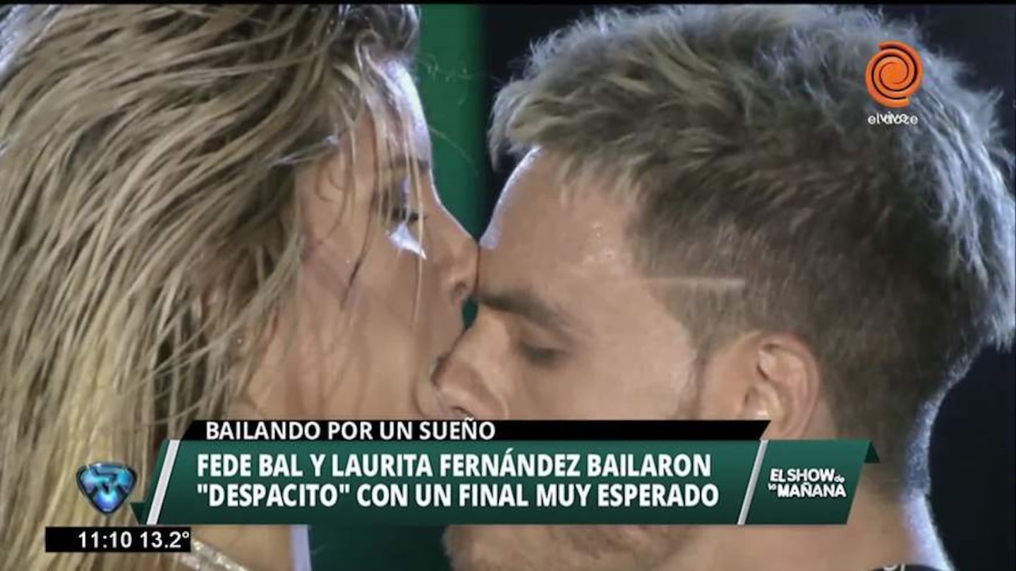 Desborde sensual entre Fede Bal y Laurita