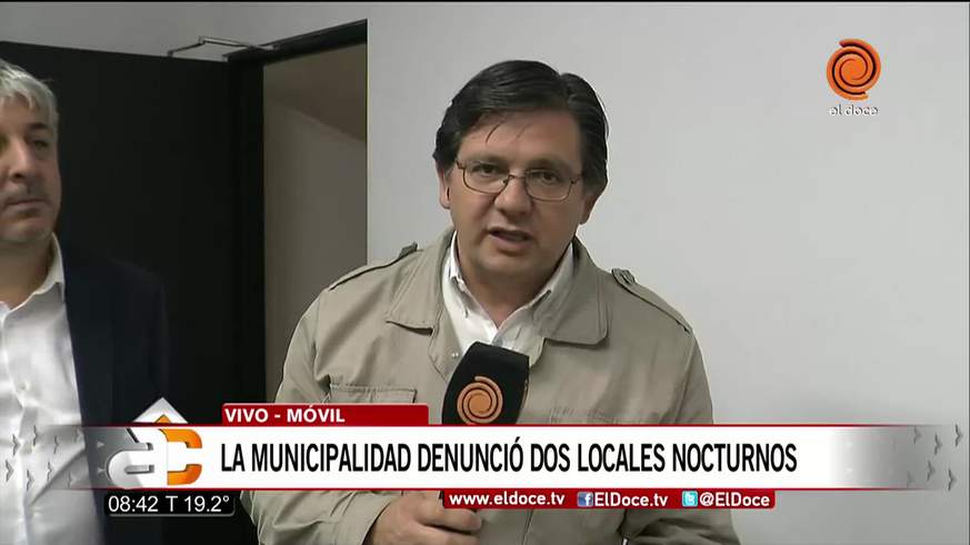 La Municipalidad denunció a dos locales nocturnos 