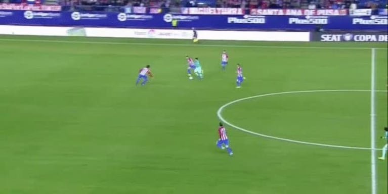 Imparable: el golazo de Suárez al Atlético de Madrid