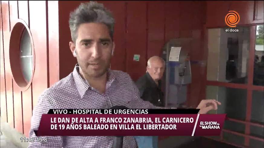 Dan de alta al joven carnicero baleado