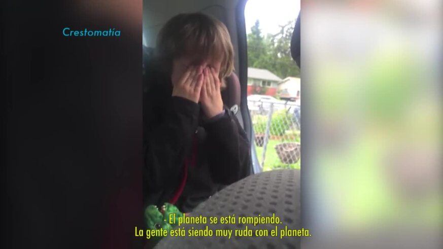 El nene que llora por el medio ambiente