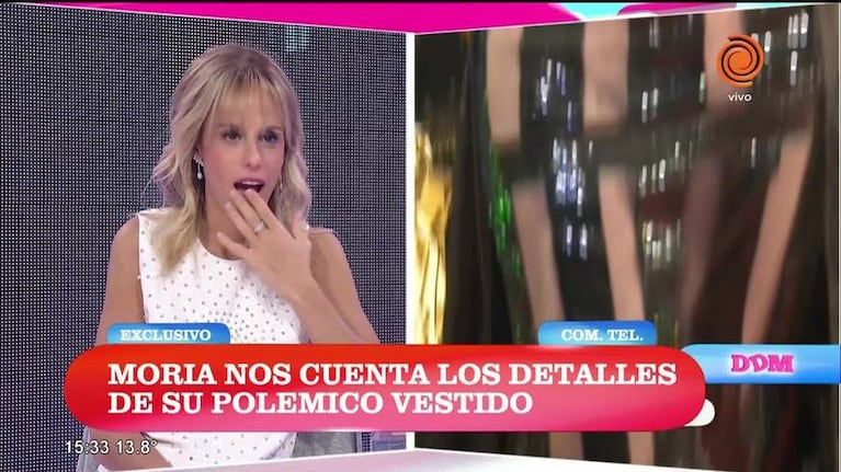 Moria: "Estaba absolutamente desnuda"
