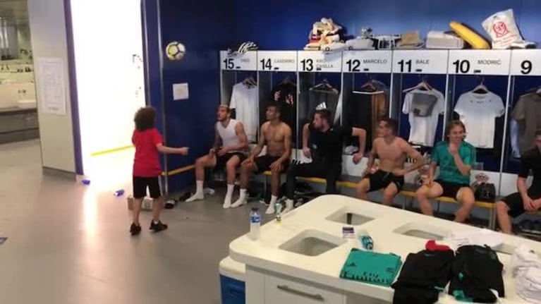 El hijo de Marcelo sorprendió al Real