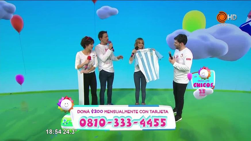 La donación de Messi para "Un sol para los chicos"