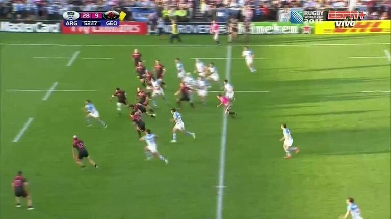 Try de Cordero para Los Pumas contra Georgia