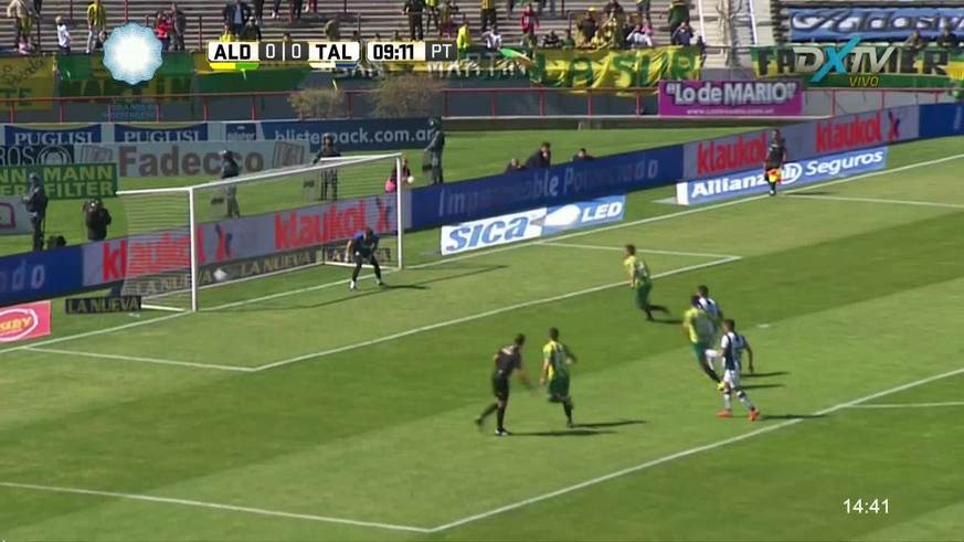 Gol de penal para Aldosivi de Sebastián Penco