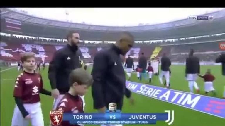 El accidentado partido de Higuaín en la Juventus