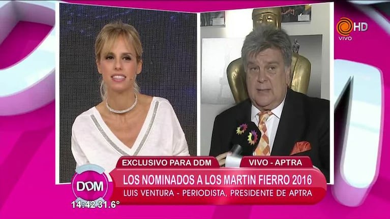 Martín Fierro: Diego Leuco nominado como mejor panelista