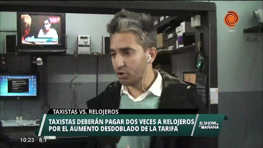 Taxistas vs. relojeros