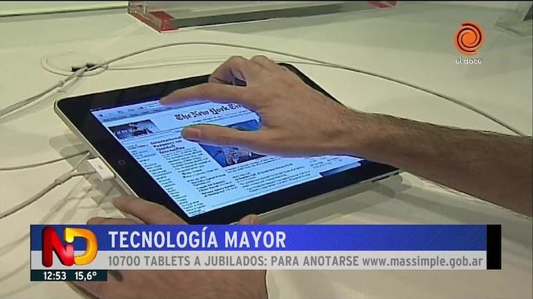 Sortearán 10.700 tablets para jubilados