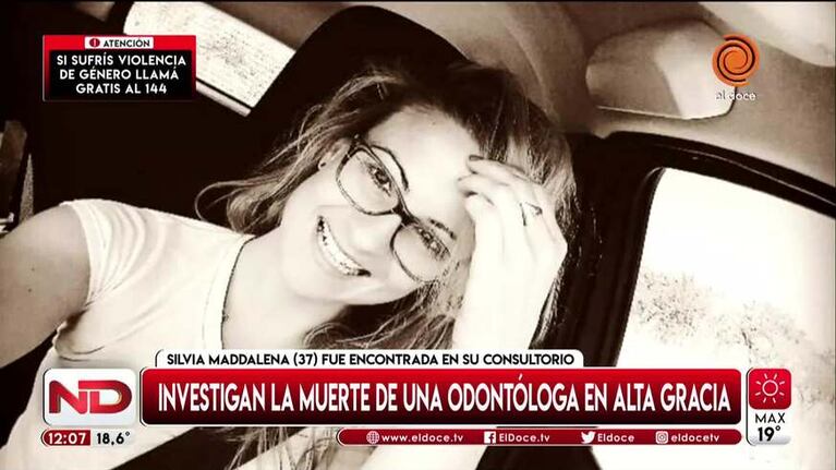 Conmoción por la muerte de la odontóloga en Alta Gracia