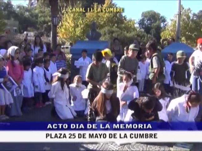 Polémico acto escolar en La Cumbre