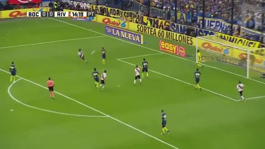 El golazo del Pity Martínez para River contra Boca