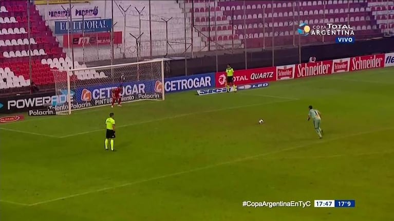 El penal que clasificó a Belgrano