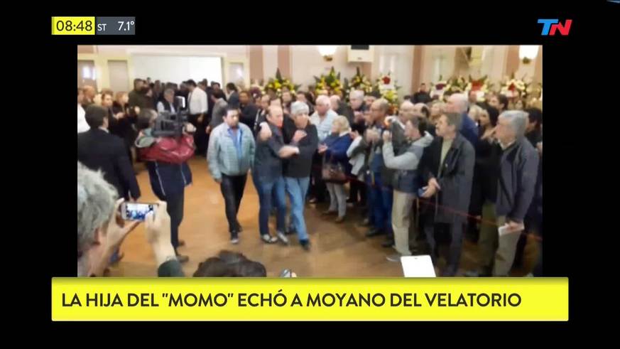 La hija del Momo Venegas echó del velorio a Hugo Moyano