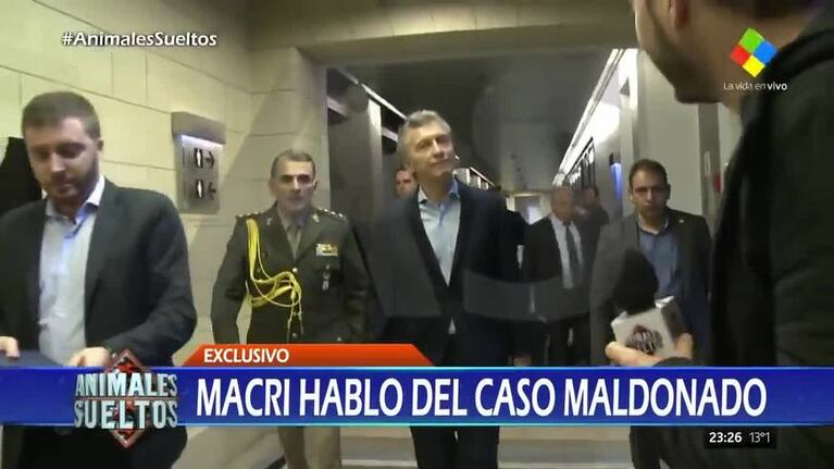 Mauricio Macri habló sobre Santiago Maldonado