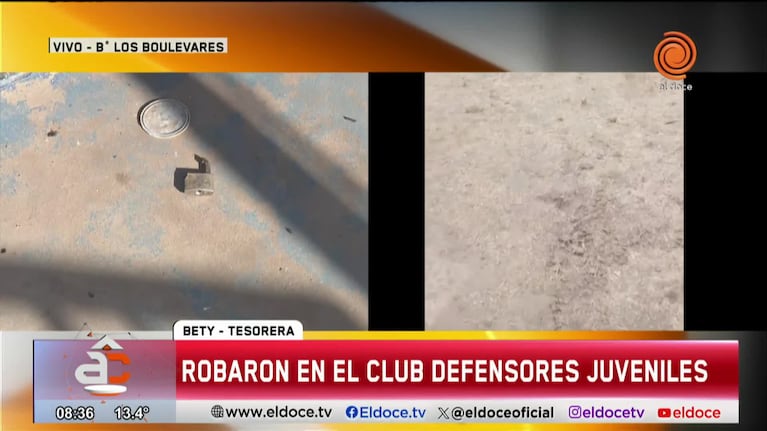Se robaron los cables y luminaria en un club de fútbol de Córdoba