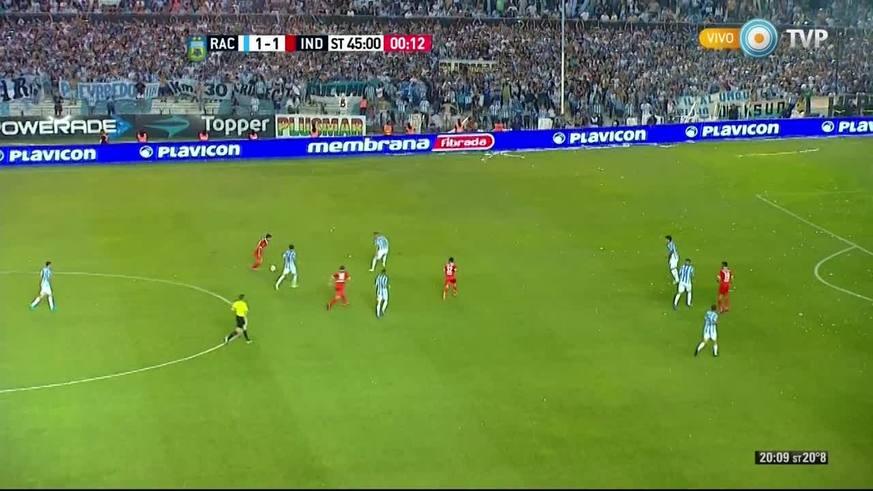 El gol de Lucero ante Racing
