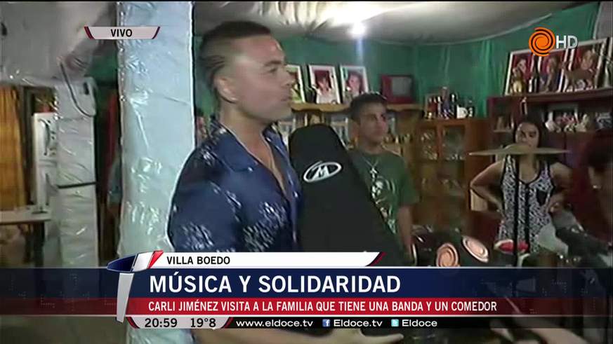 El regalo especial del Carli a una familia de Villa Boedo