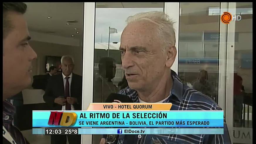 Famosos en el hotel de la Selección