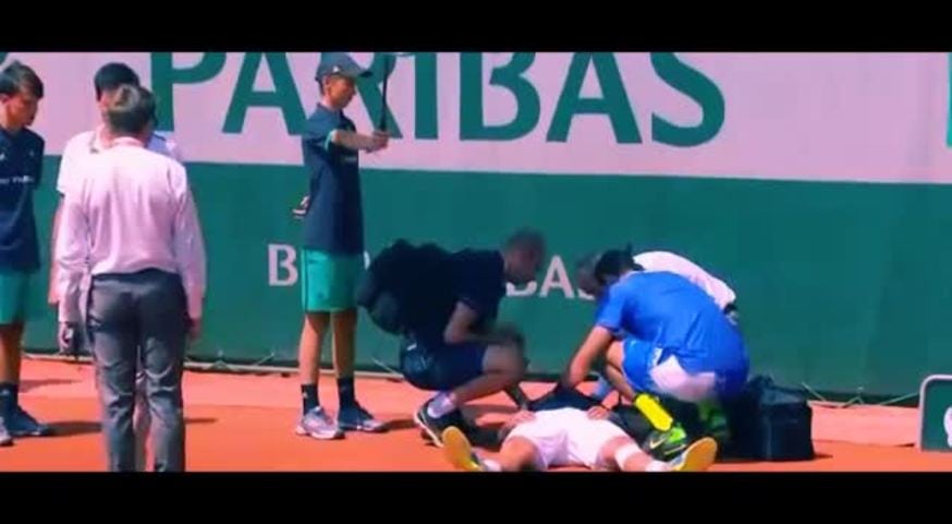 El consuelo de Del Potro a Almagro en Roland Garros