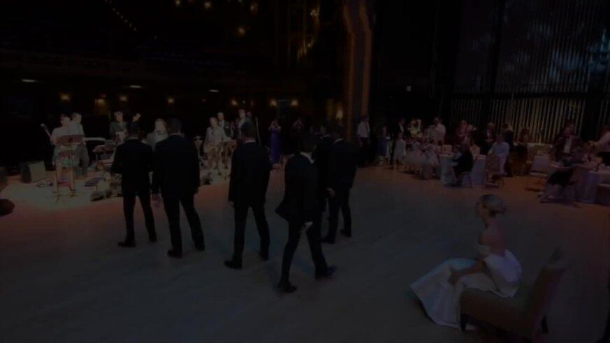 El increíble baile de un novio en su casamiento