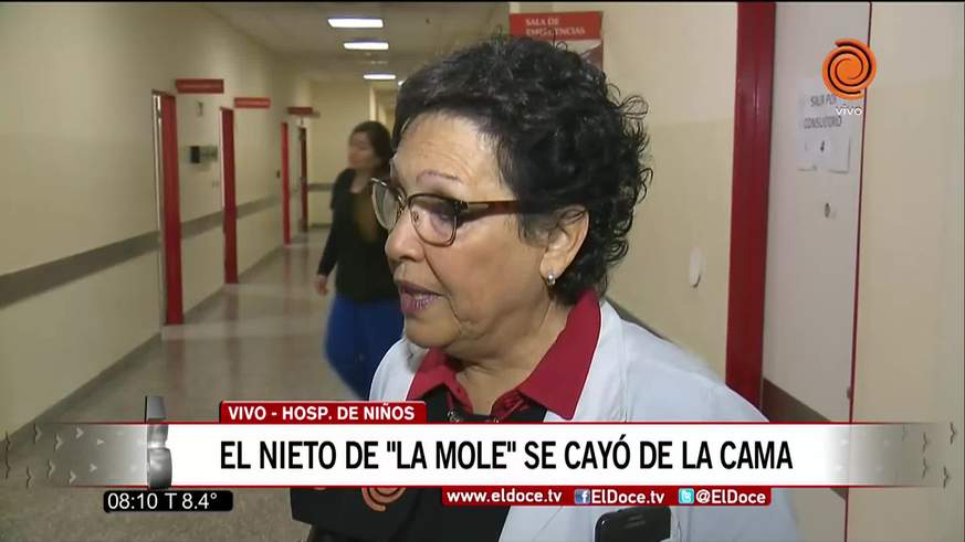 Internaron al nieto de la Mole Moli