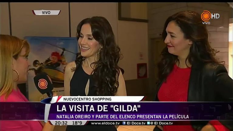 Natalia Oreiro en Telenoche: "Gilda fue por un sueño y lo logró"