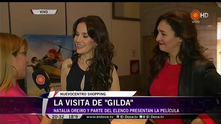 Natalia Oreiro en Telenoche: "Gilda fue por un sueño y lo logró"