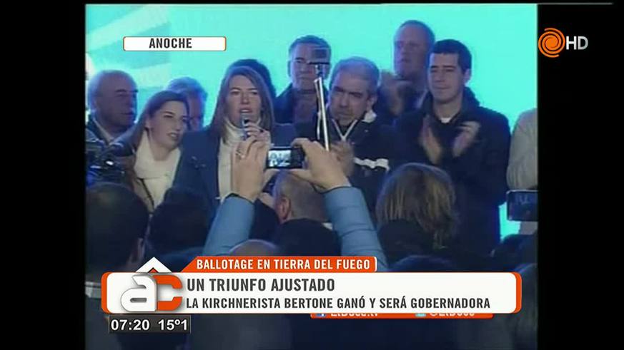 Rosana Bertone ganó en Tierra del Fuego