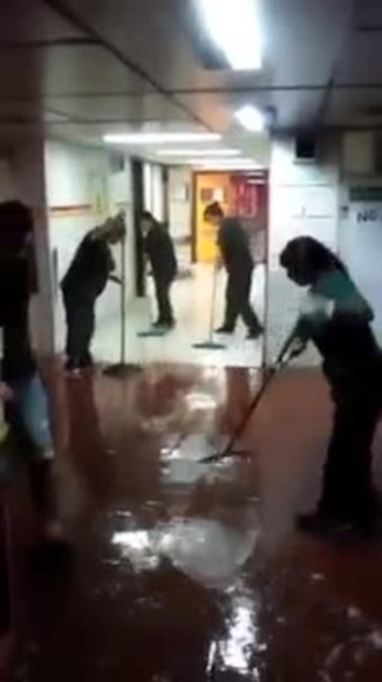 El Hospital de Urgencias, inundado