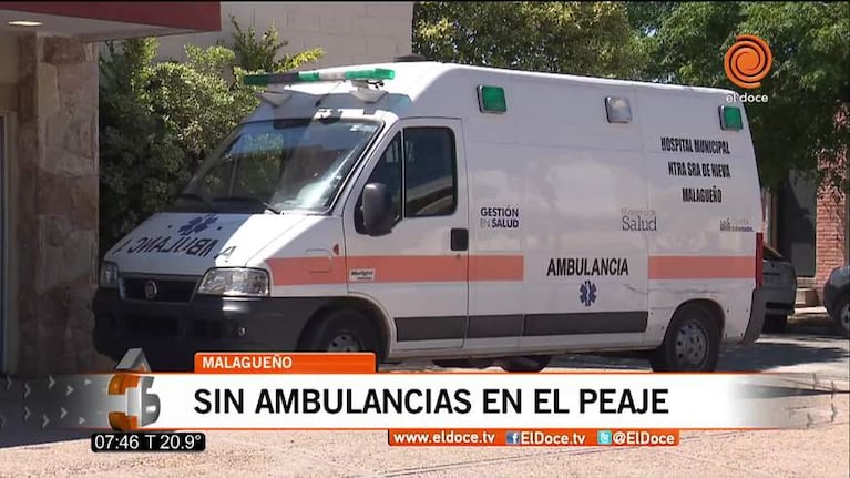 Caminos de las Sierras: le reclaman ambulancias