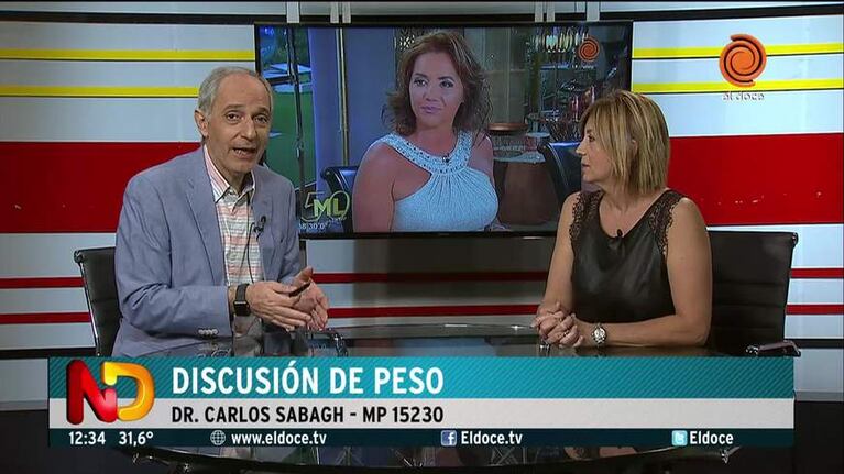 El cruce entre el doctor Sabagh y Nancy Pazos