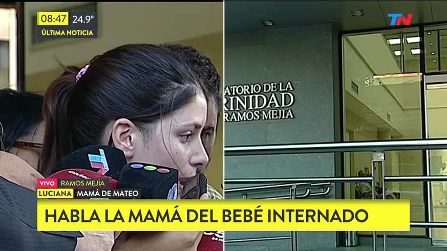 La mamá del bebé: "lo tiraron cómo si fuera una bolsa"