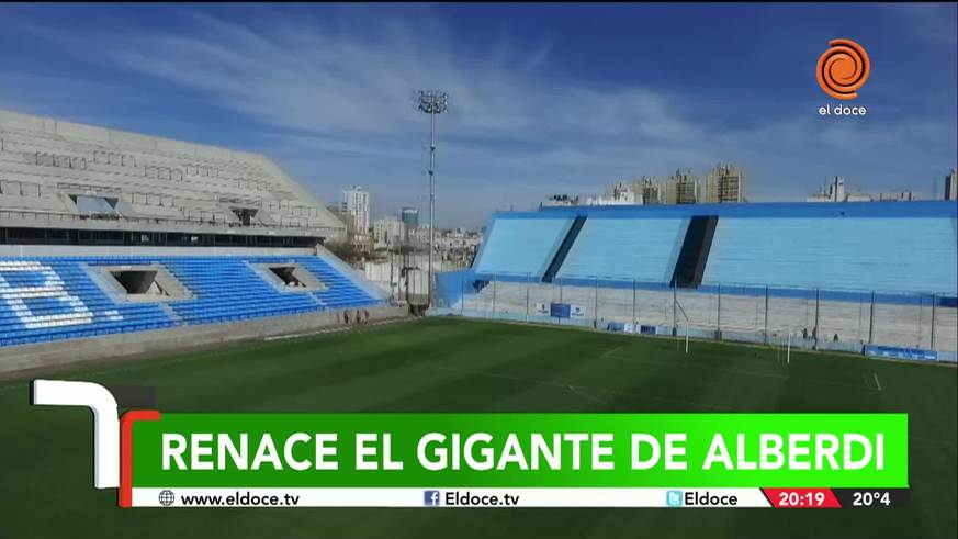 Renace el Gigante de Alberdi: el estadio, como nunca lo viste