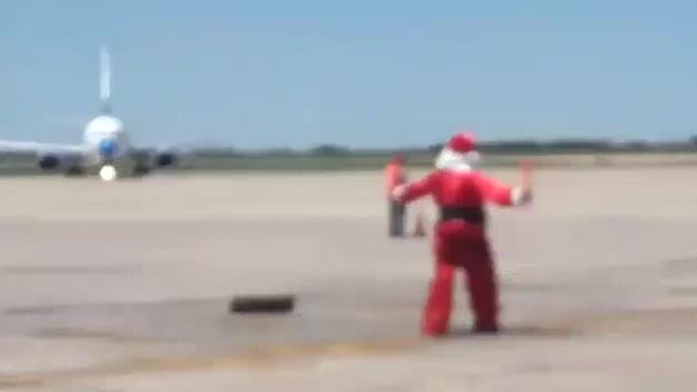 El Papá Noel del Aeropuerto Córdoba