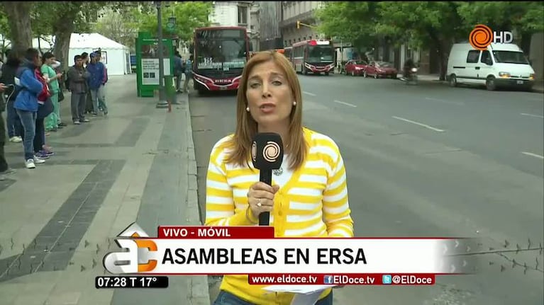 Asambleas sorpresivas en ERSA