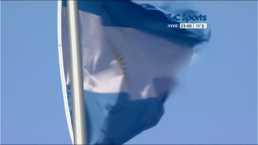 El himno argentino en la Copa América