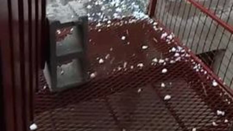 El granizo en Alta Gracia